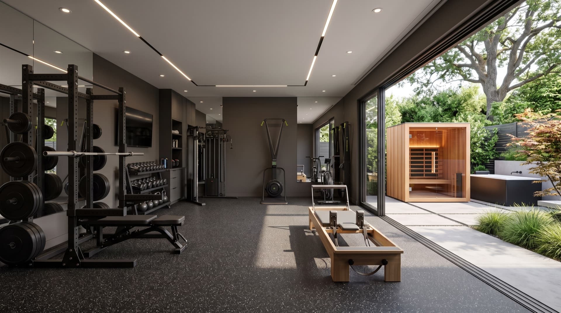 A custom Fury Co gym design build